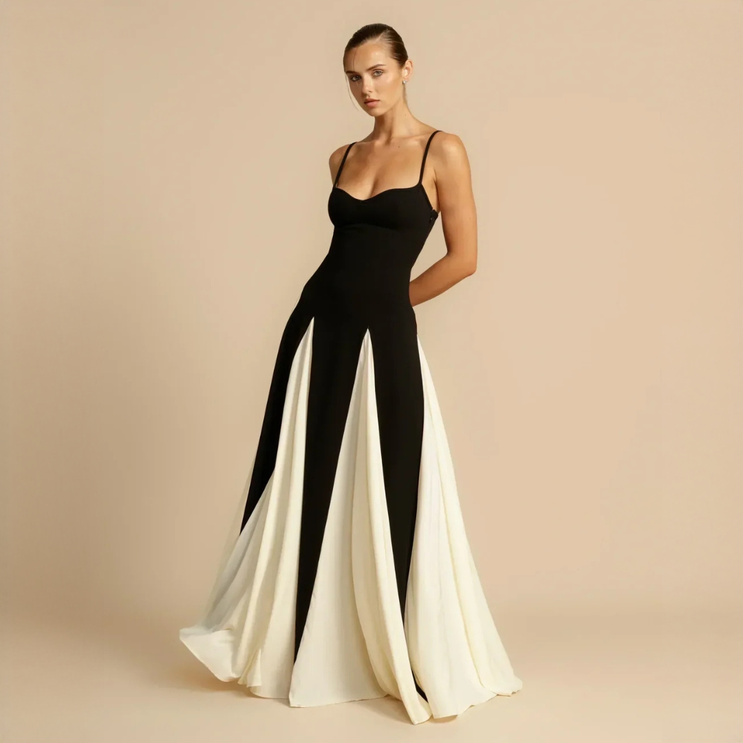 Roxanne - Elegantes langes Kleid