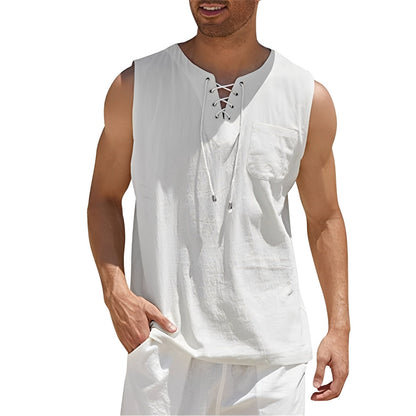 Alexia - Bequemes ärmelloses Tanktop für Männer