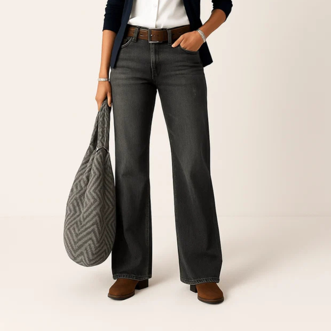 Majken - Elegante Jeans mit weitem Bein