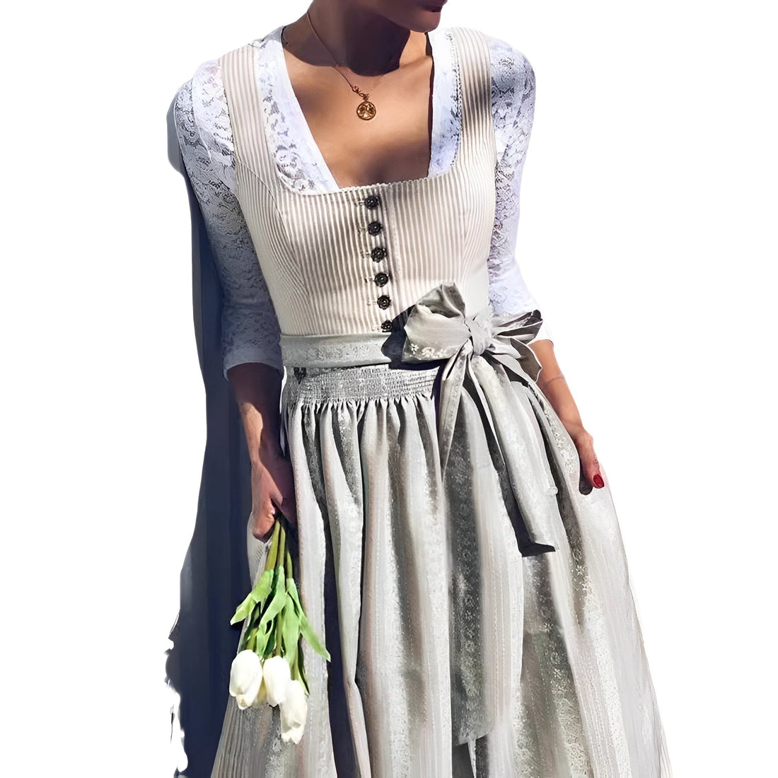 Eleanore - Elegantes und stilvolles Dirndl (Futter nicht enthalten)