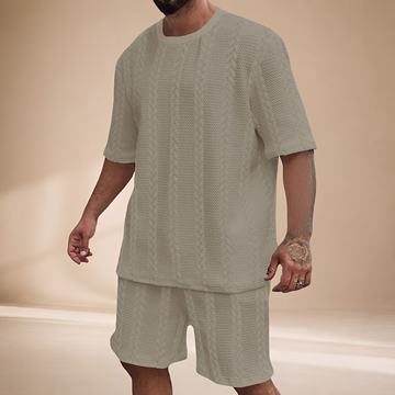 Johnston - Bequemes Set aus Shirt und Shorts