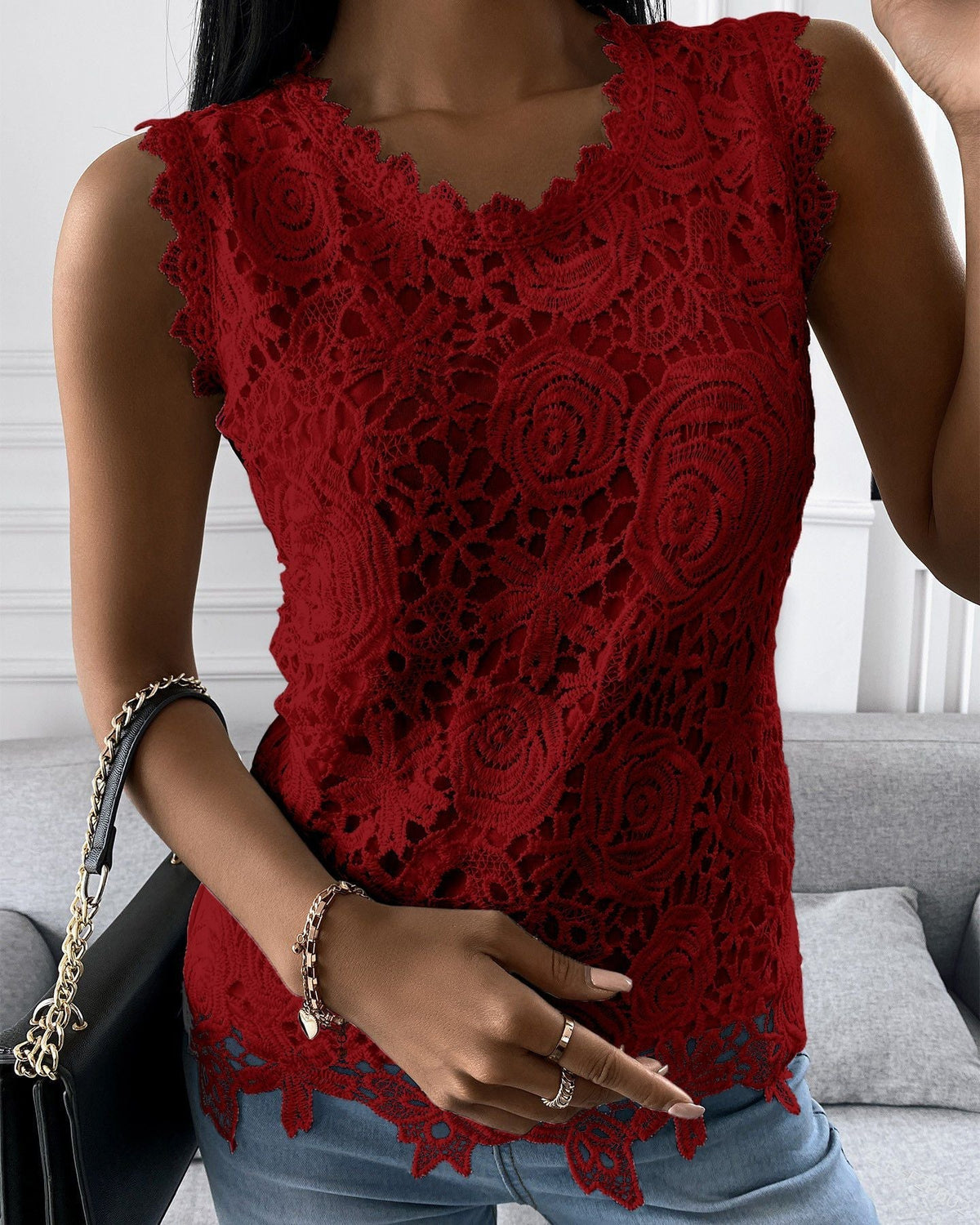 Hennie - Elegantes ärmelloses Top für Frauen