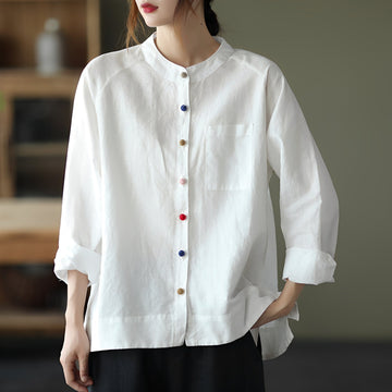 Nellie - Bluse lässig mit Taschen für Frauen