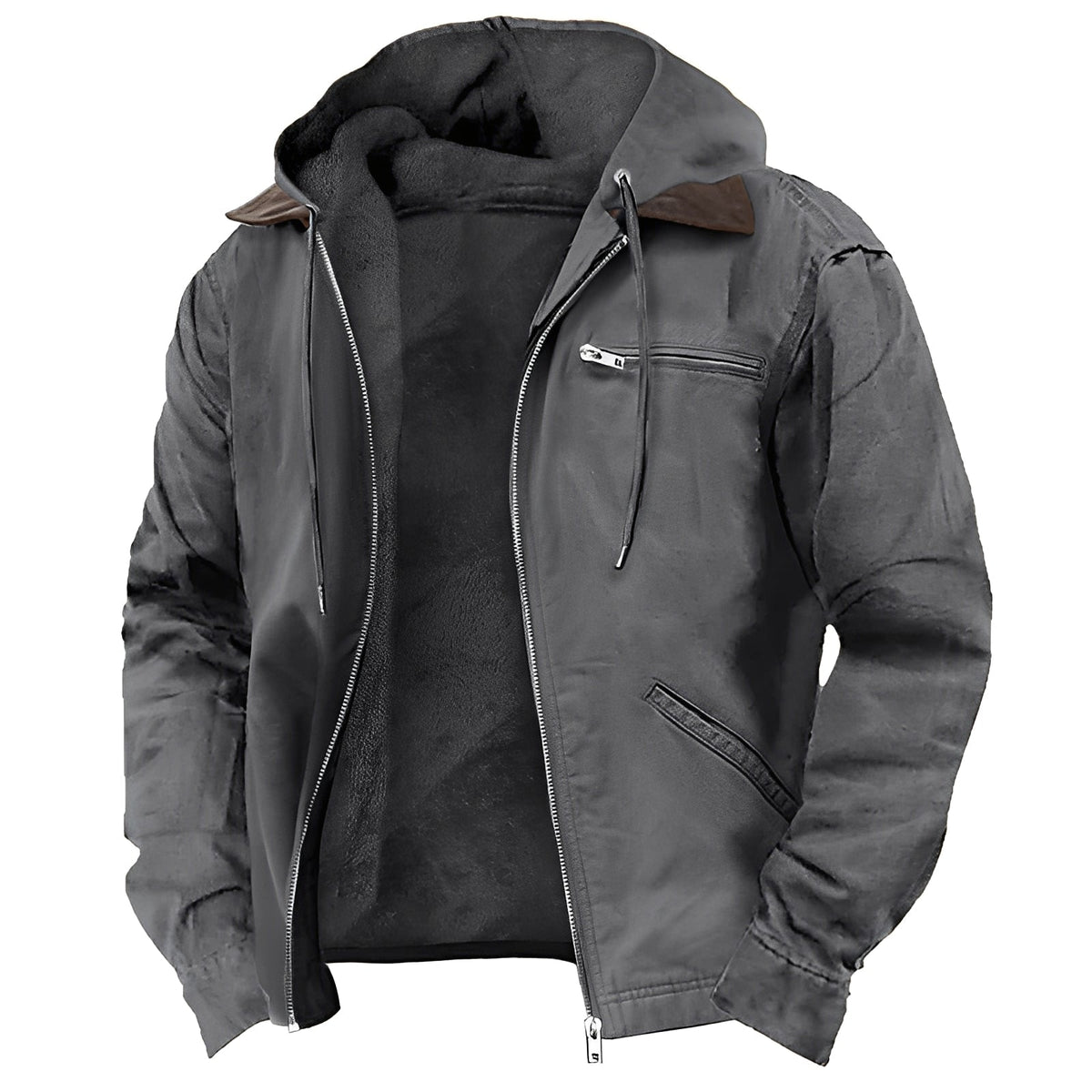 Dwayne - Warme Herren-Kapuzenjacke