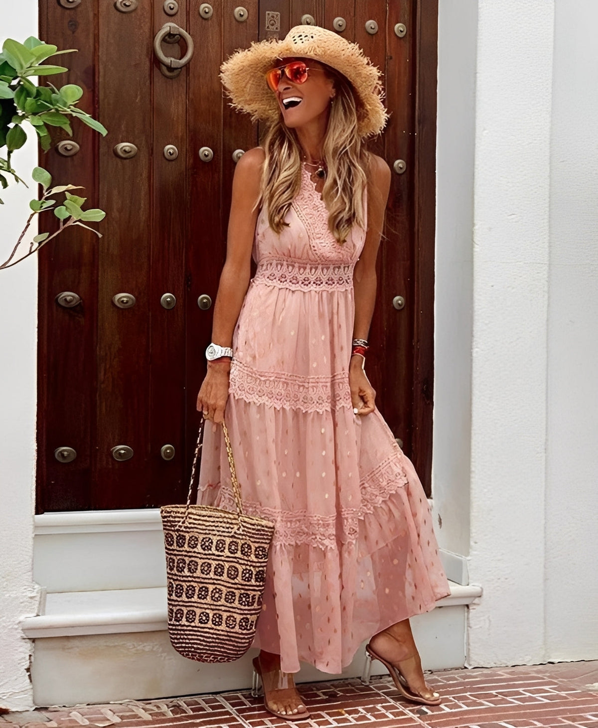 Jesse - Eleganter Maxirock im Boho-Stil für Frauen