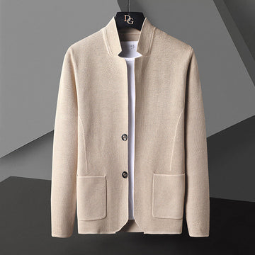 Elsdon - Modische, leichte Herren-Strickjacke mit Taschen