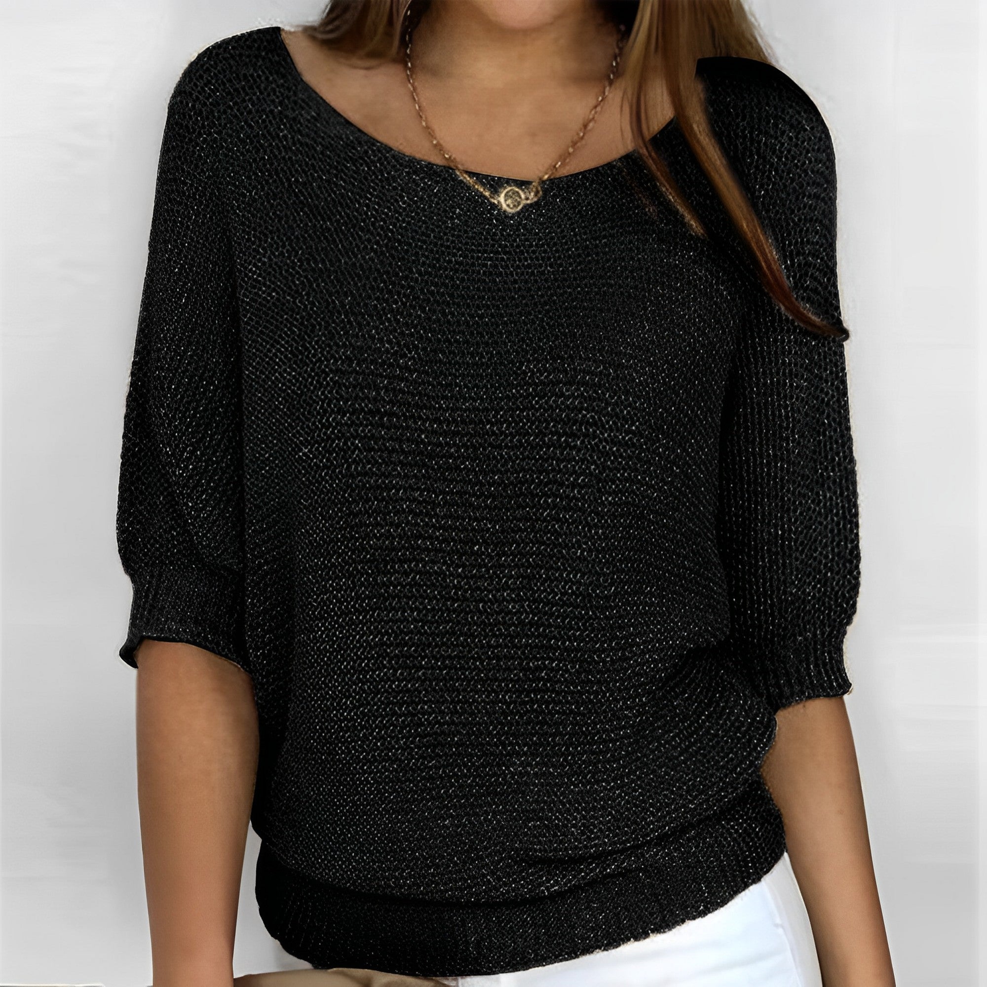 Leonie - Moderner Rundhals-Pullover