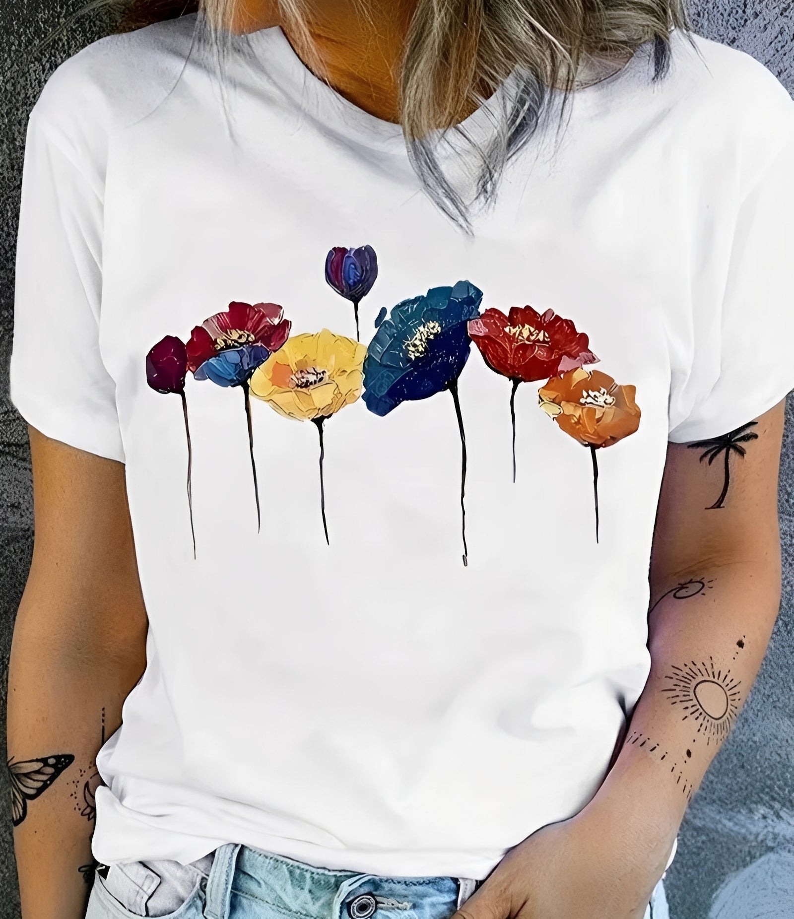 Julia - T-shirt bedruckt elegant für Frauen