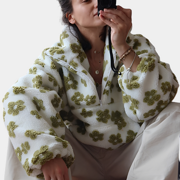 Elizabeth - Stilvoller Pullover mit Blumenmuster