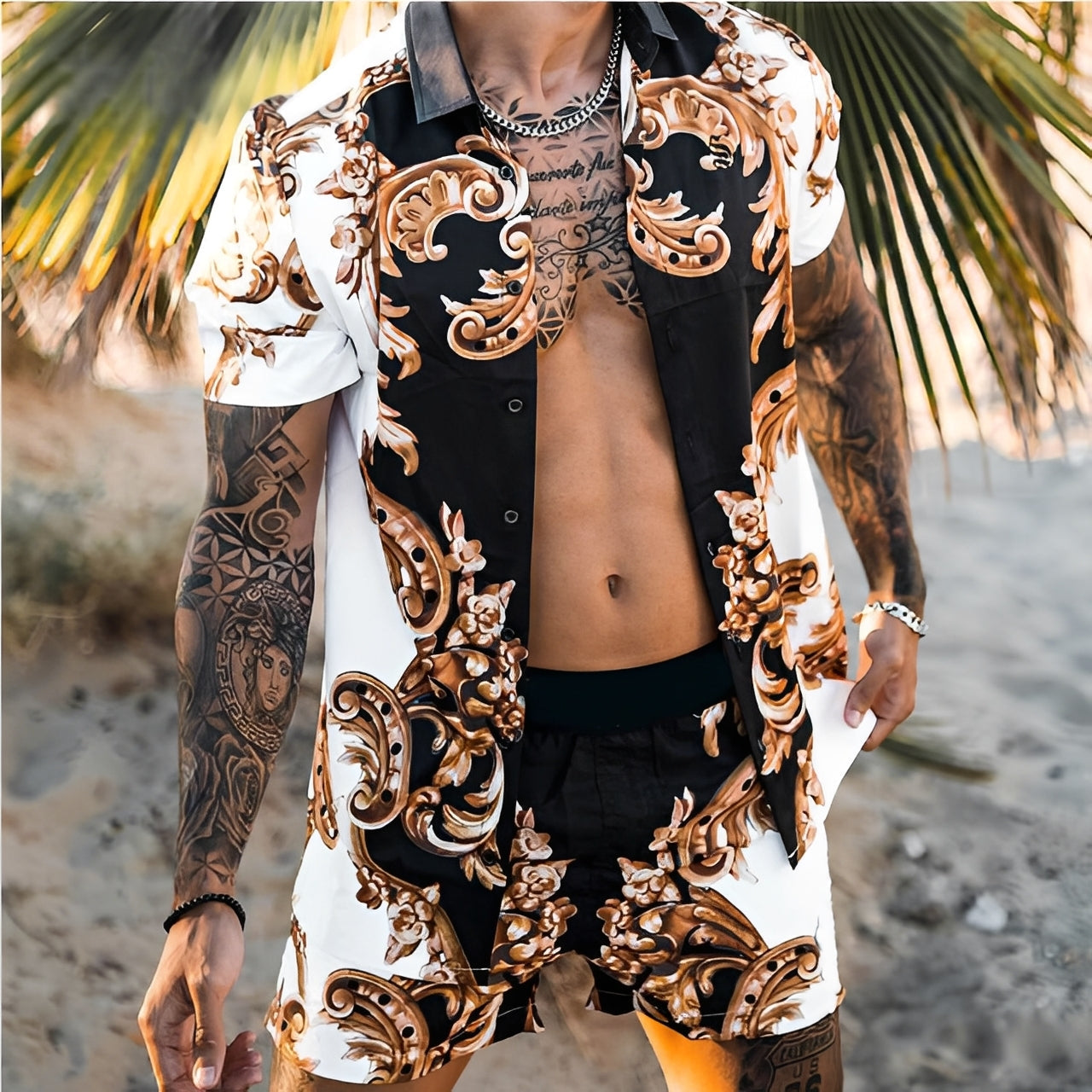 Lucas - Elegante Hawaiihemd-Sets für Männer