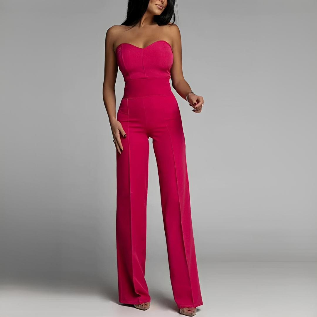 Meriam - Eleganter schulterfreier Overall für Damen