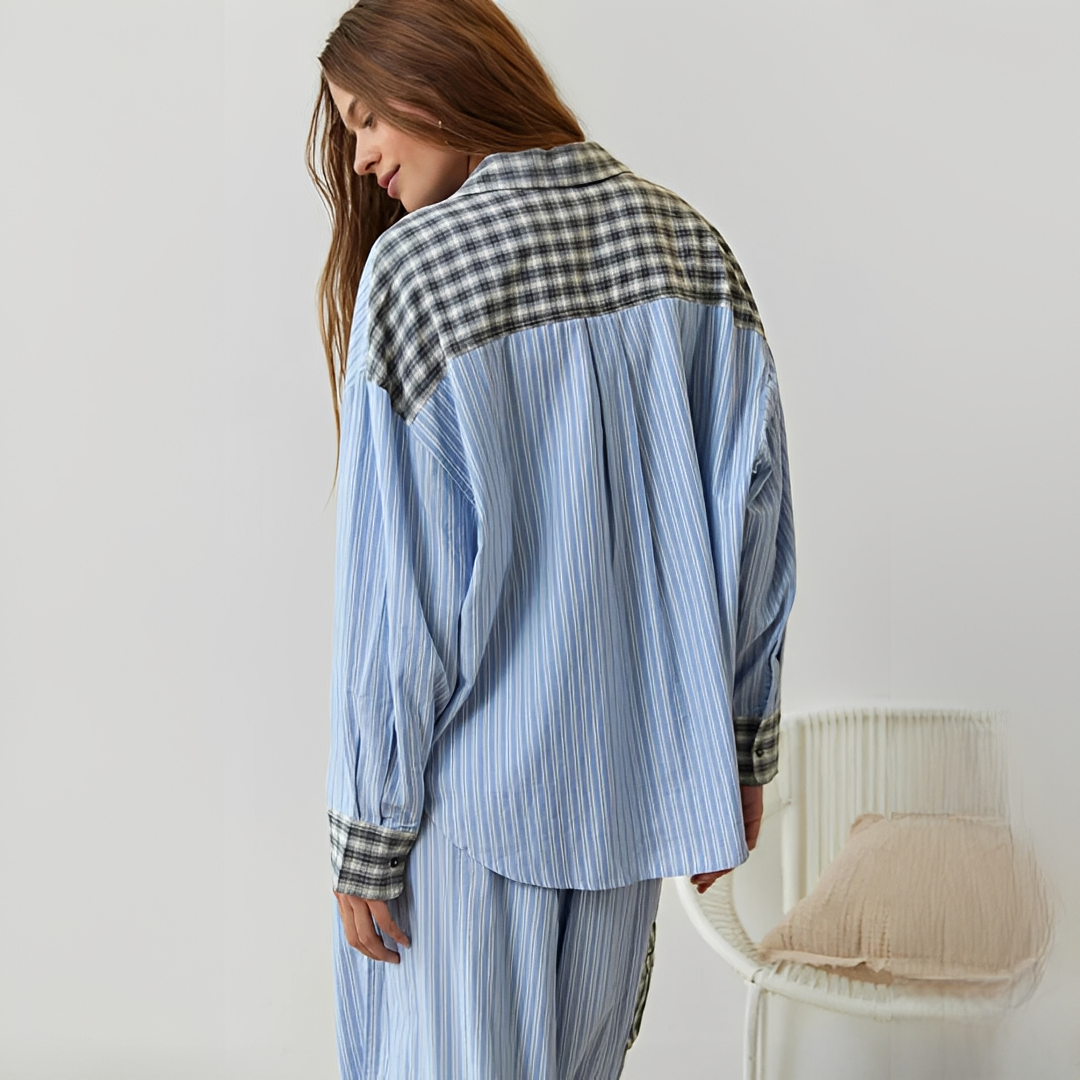 Elena - Schickes zweiteiliges Pyjama-Set