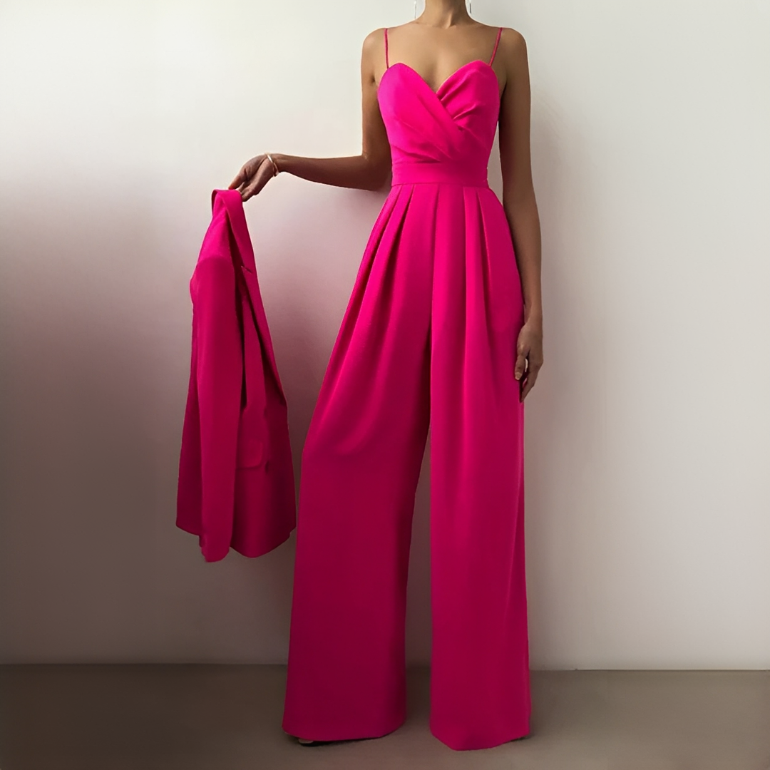 Glysha - Eleganter Overall mit weiten Beinen für Frauen