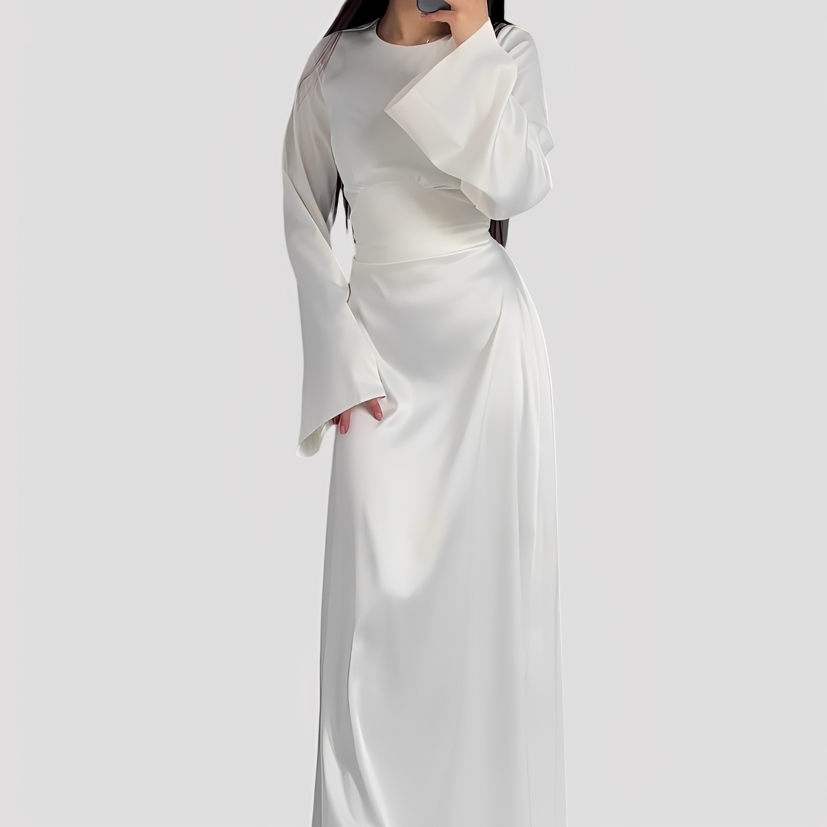Rebecca - Langes lässiges Kleid für Damen