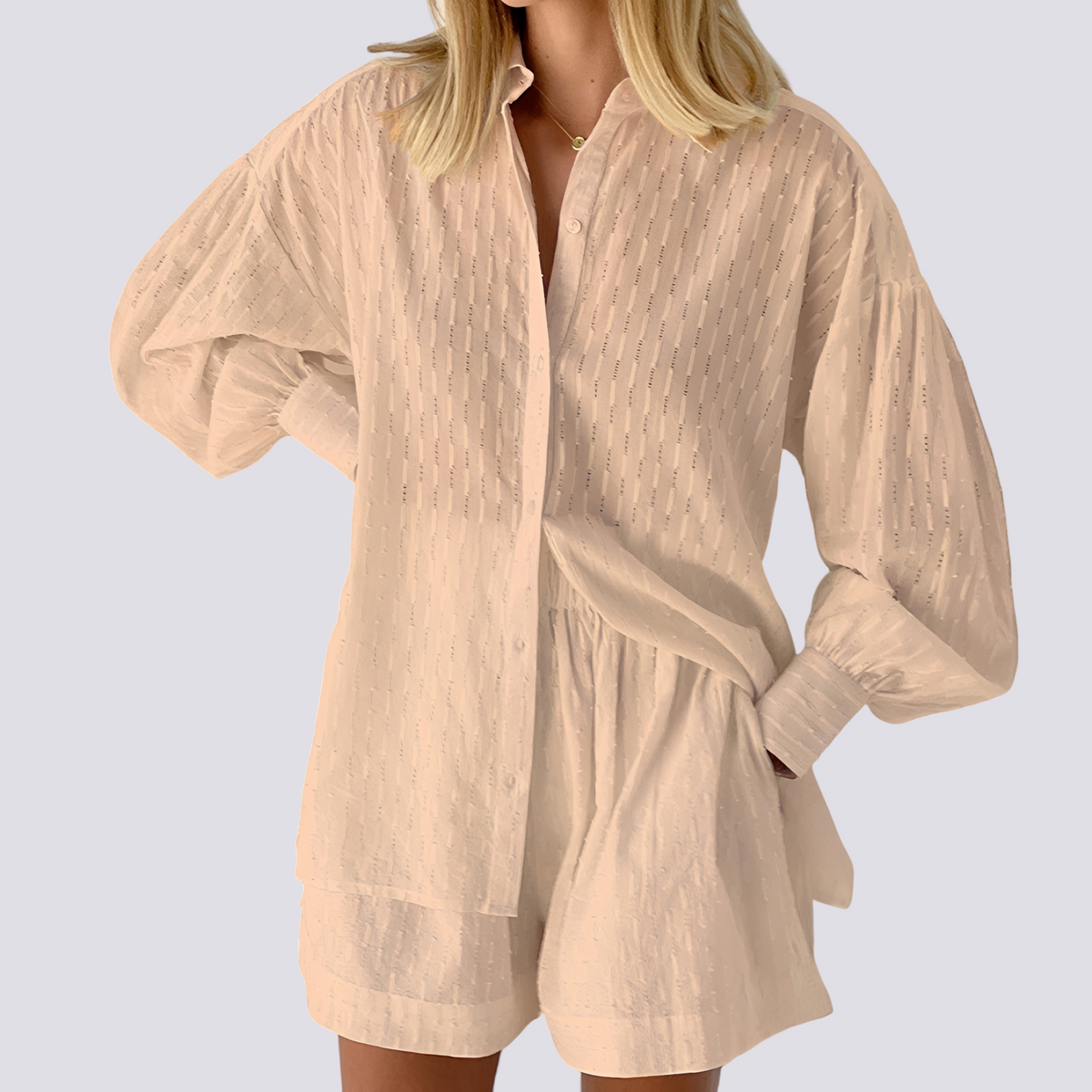 Patricia - Elegantes und geräumiges zweiteiliges Set für Frauen