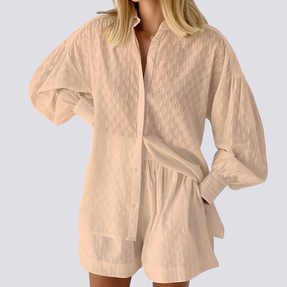Patricia - Elegantes und geräumiges zweiteiliges Set für Frauen