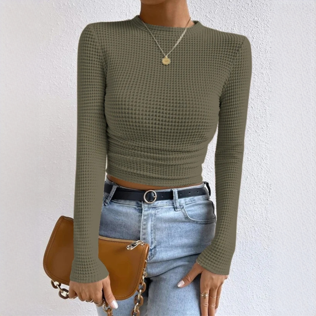 Tessa - Eleganter Pullover in schmaler Passform