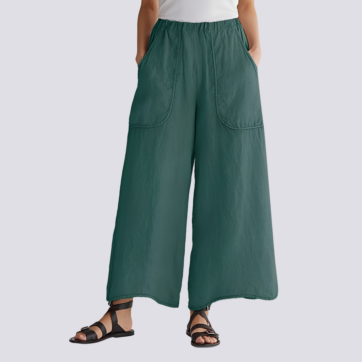 Angela - Bequeme Hose mit weiten Beinen für Damen