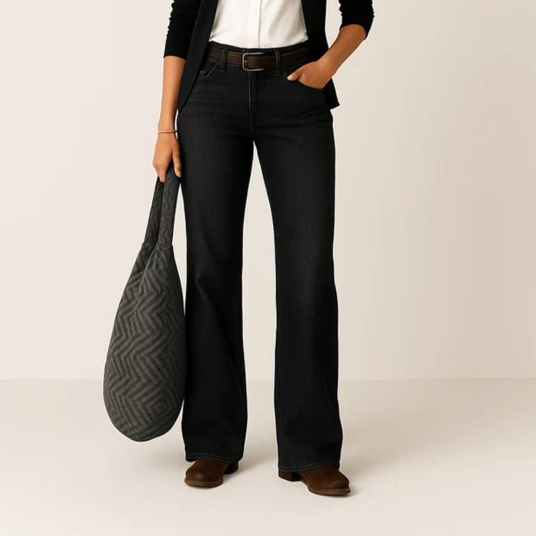 Majken - Elegante Jeans mit weitem Bein