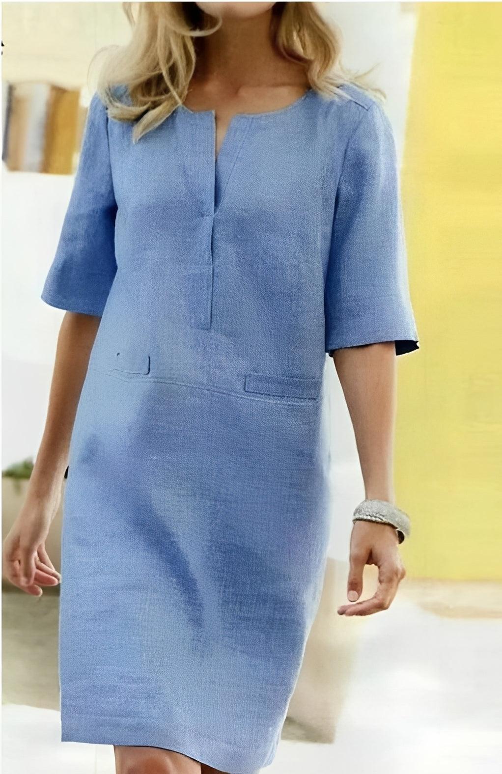 Bethany - Bequemes Sommerkleid mit kurzen Ärmeln für Frauen
