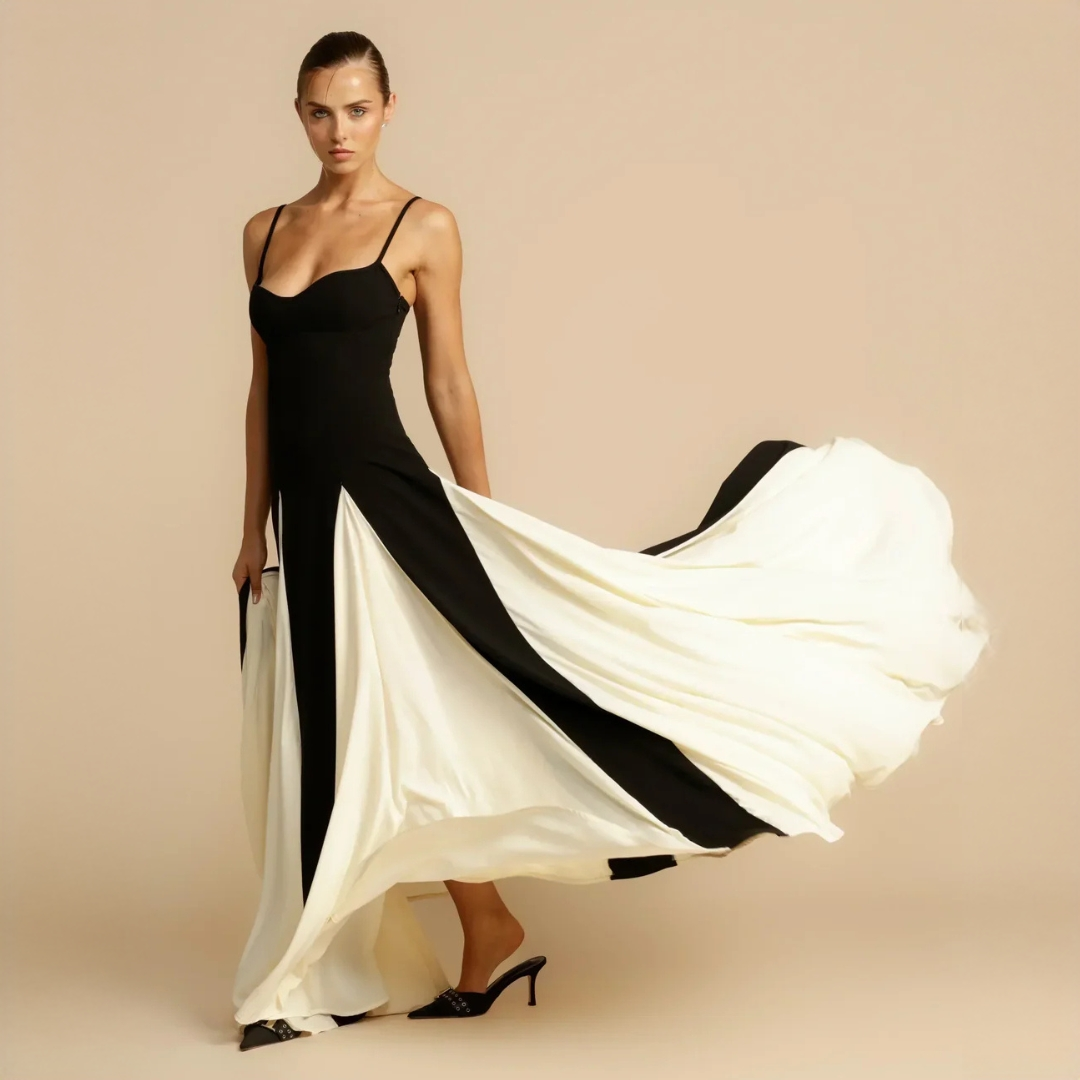 Roxanne - Elegantes langes Kleid