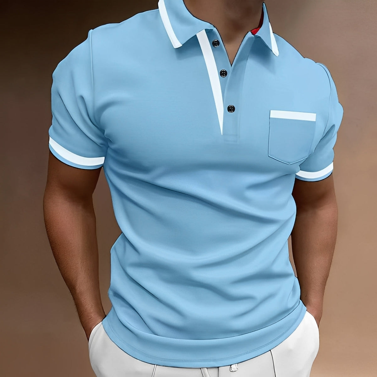 Bobby - Kurzarm-Freizeit-Polo für Herren