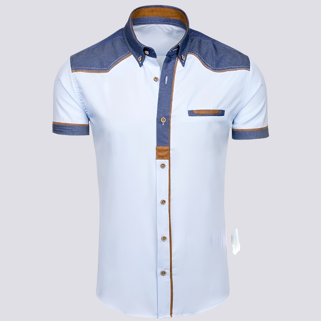 Frank - Polo aus elegantem Denim für Frauen
