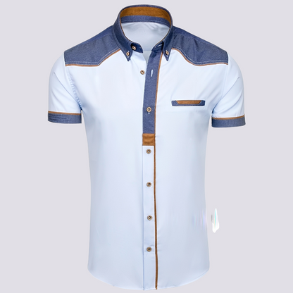 Frank - Polo aus elegantem Denim für Frauen