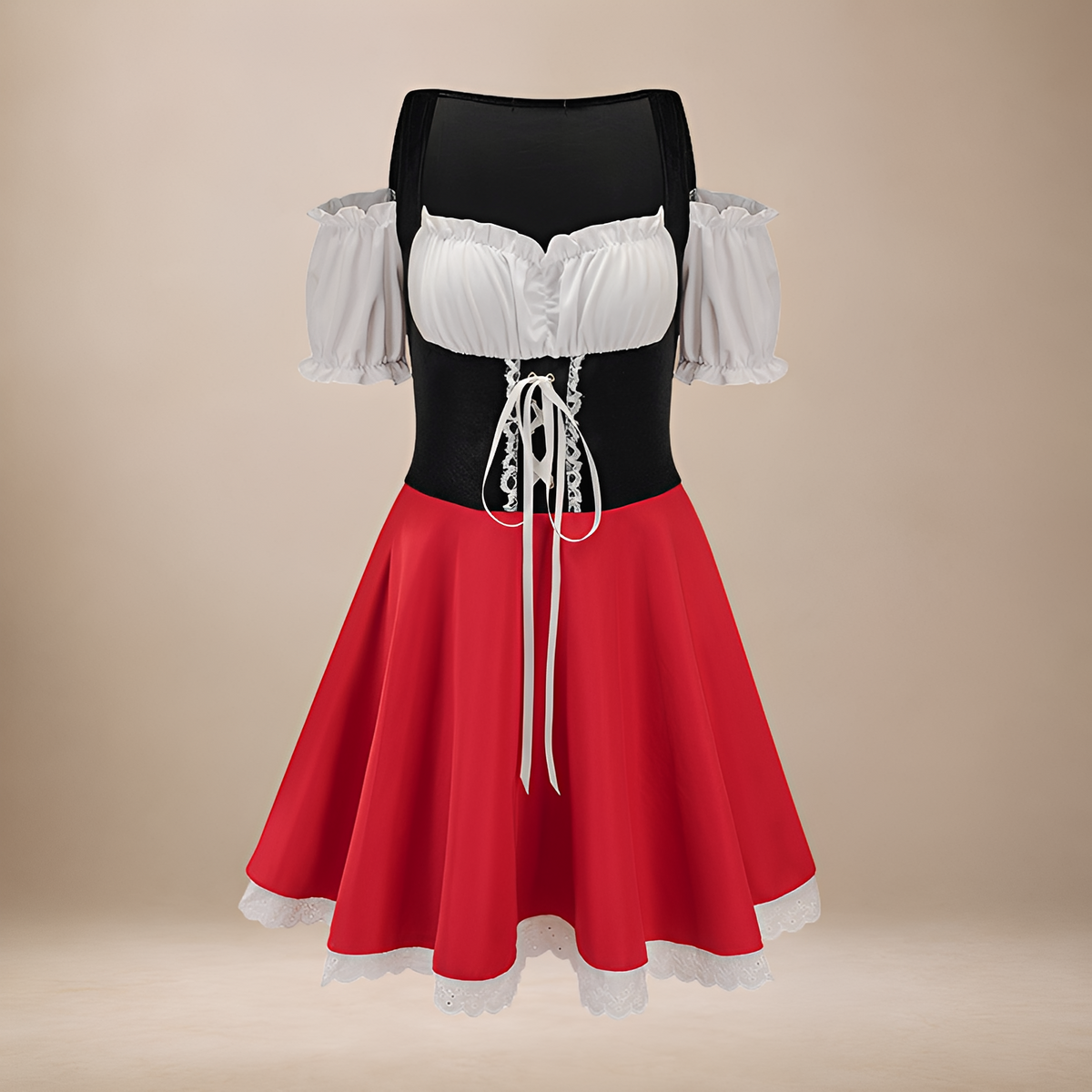 Daisie - Modernes, kurzes, traditionelles Oktoberfest-Kleid (Futter nicht enthalten)
