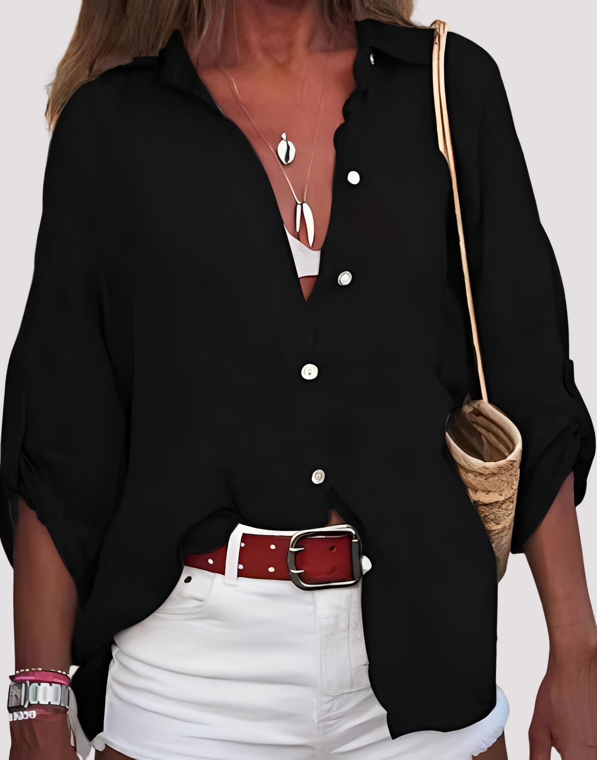 Jessica - Bequeme und lockere feminine Bluse
