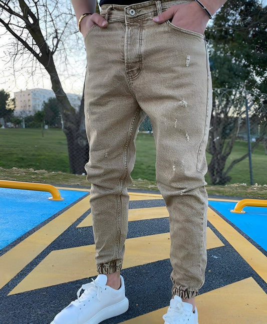Andre - Schlanke, schicke Jeans mit Rissen für Männer