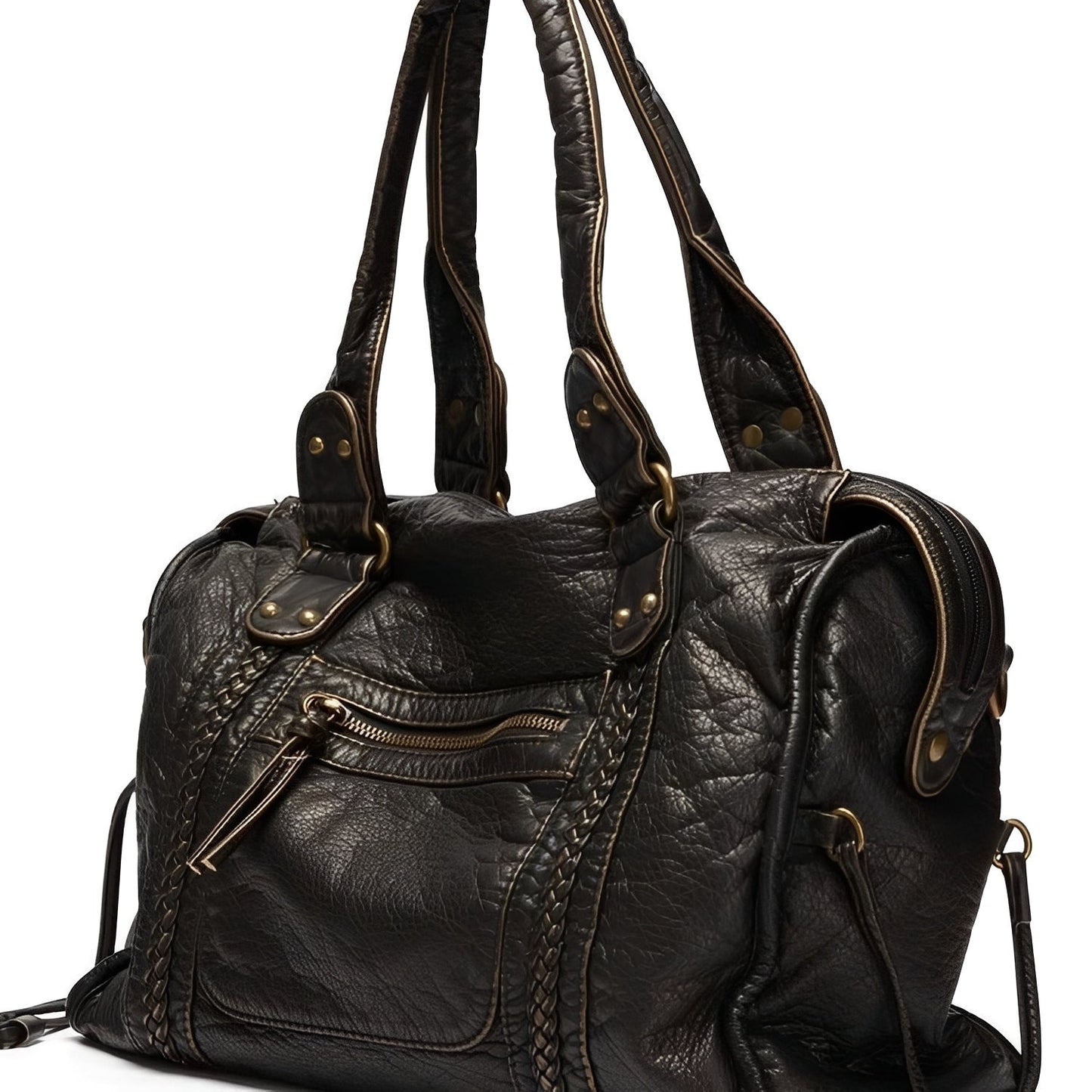 Hollie - Damenhandtasche mit Reißverschluss im lässigen Stil