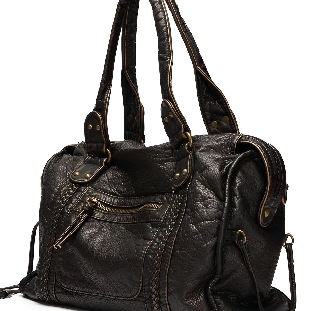 Hollie - Damenhandtasche mit Reißverschluss im lässigen Stil