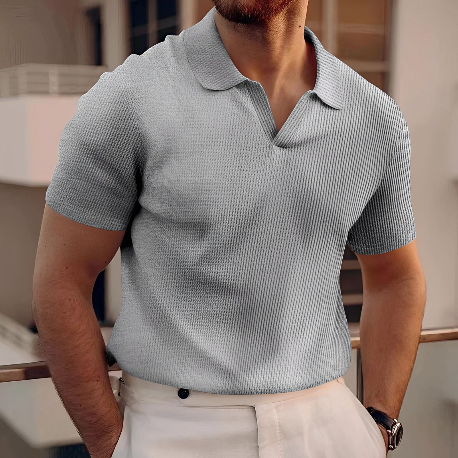Holden - Kurzarm-Poloshirt mit schlichtem Design