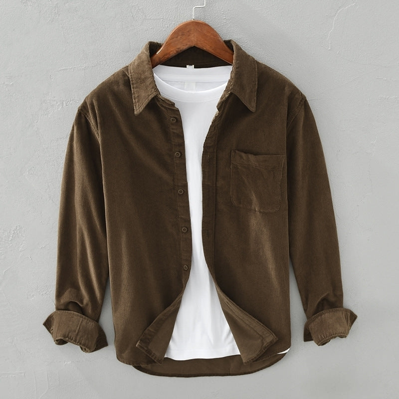 Samuel - Langes Ärmel Freizeit-Overshirt für Herren