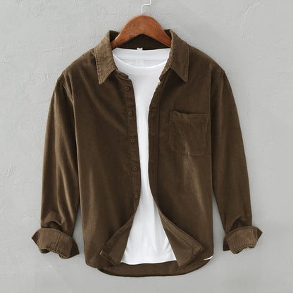 Samuel - Langes Ärmel Freizeit-Overshirt für Herren