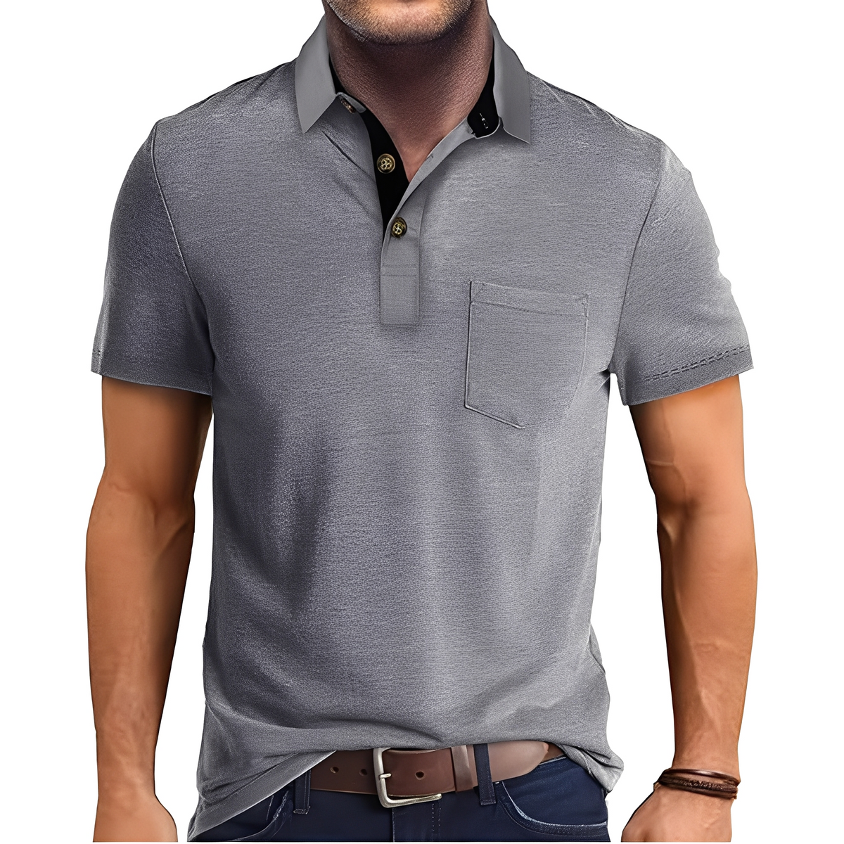 Abner - Poloshirt im traditionellen Design