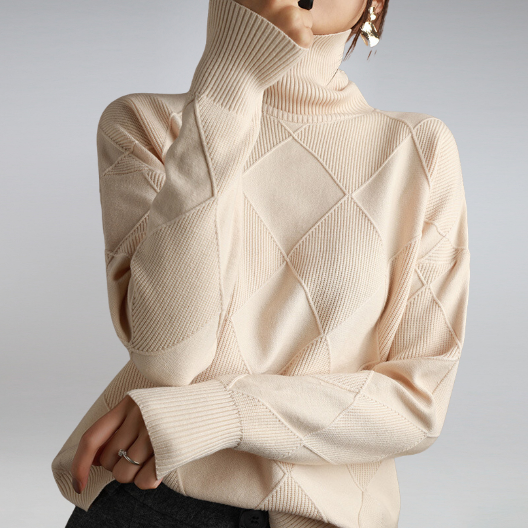 Camille - Eleganter Rollkragenpulli