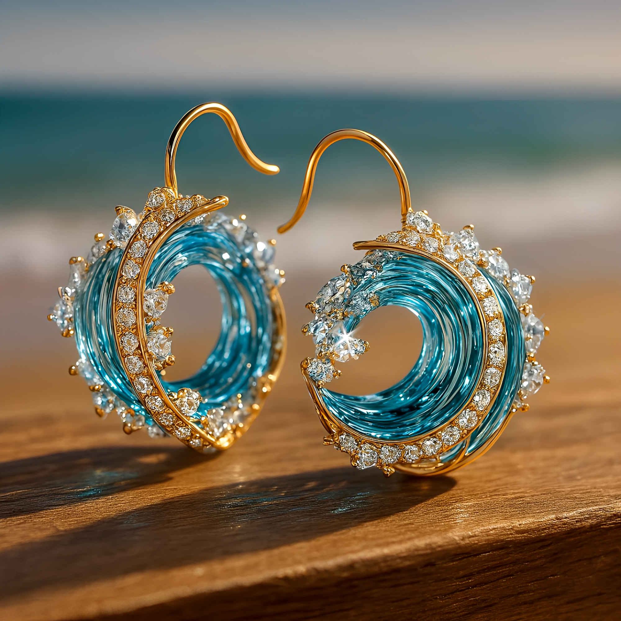 Carmina – Ohrringe Ozean Inspiration