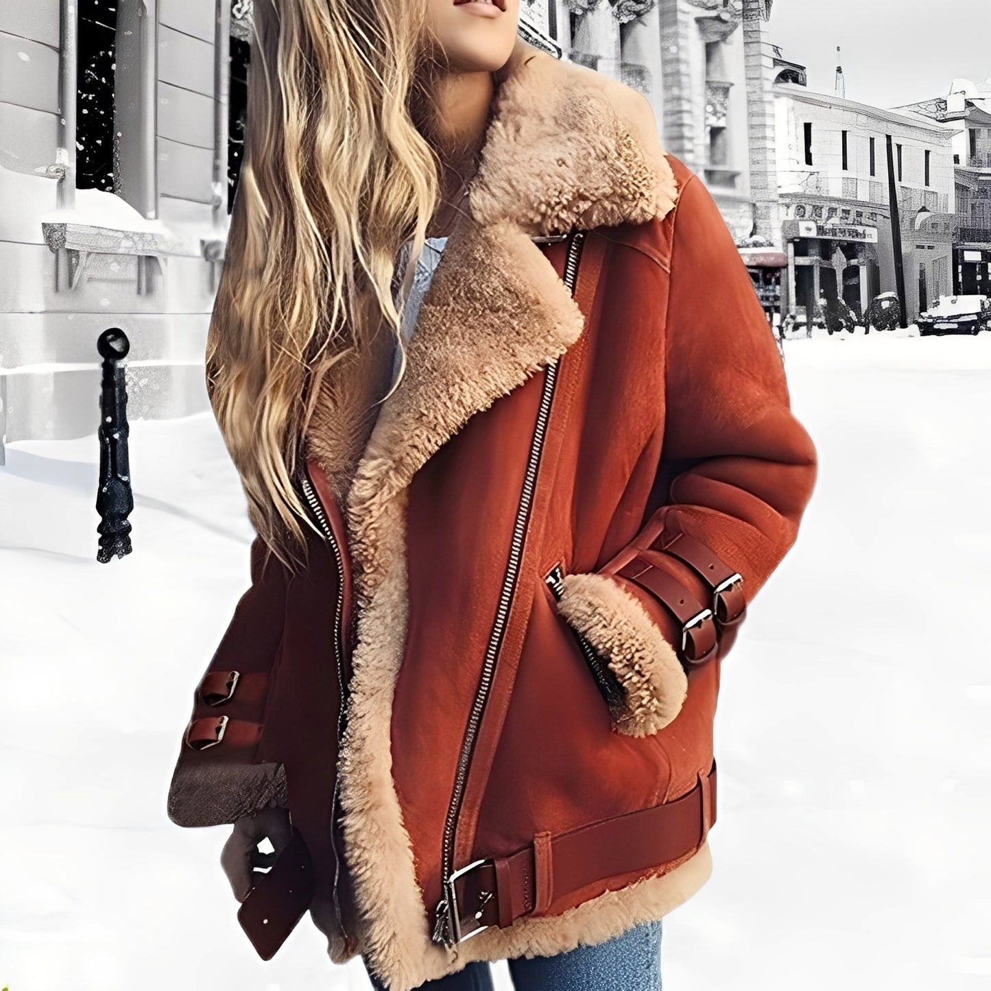 Cassandra – Warme Wolljacke für Damen