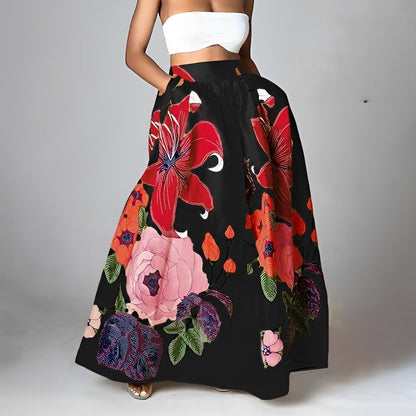 Jessica - Eleganter Boho-Rock mit hoher Taille für Frauen