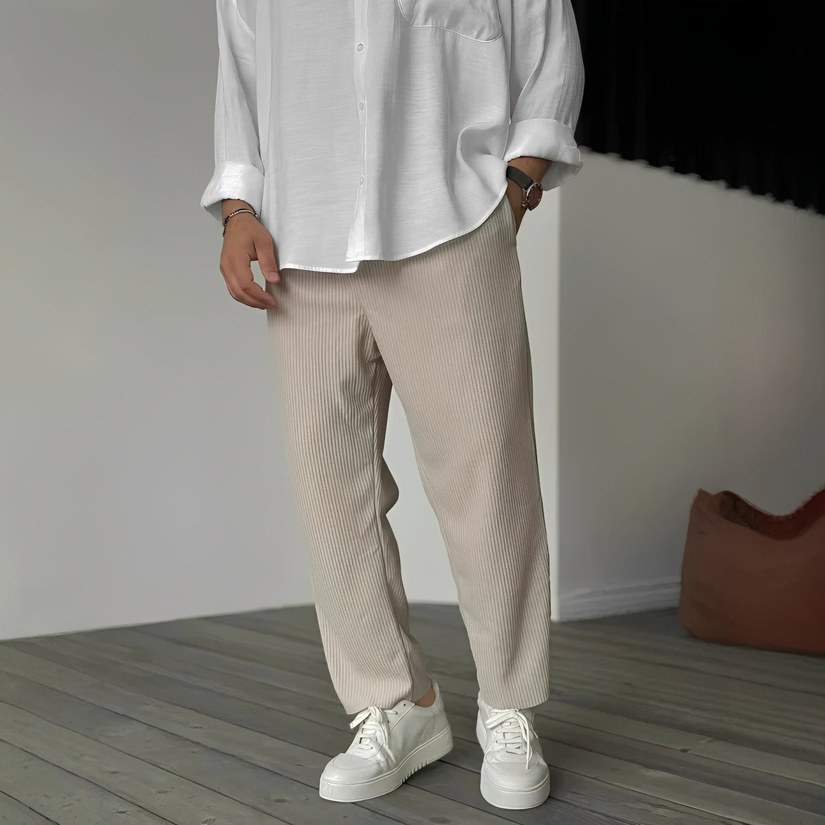 Tristan - Gerade und lockere Freizeithose für Männer