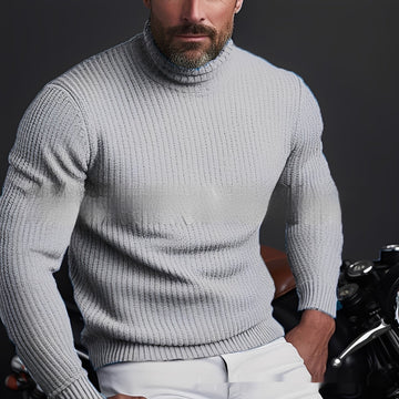 Richard - Bequemer, warmer Rollkragenpullover für Herren