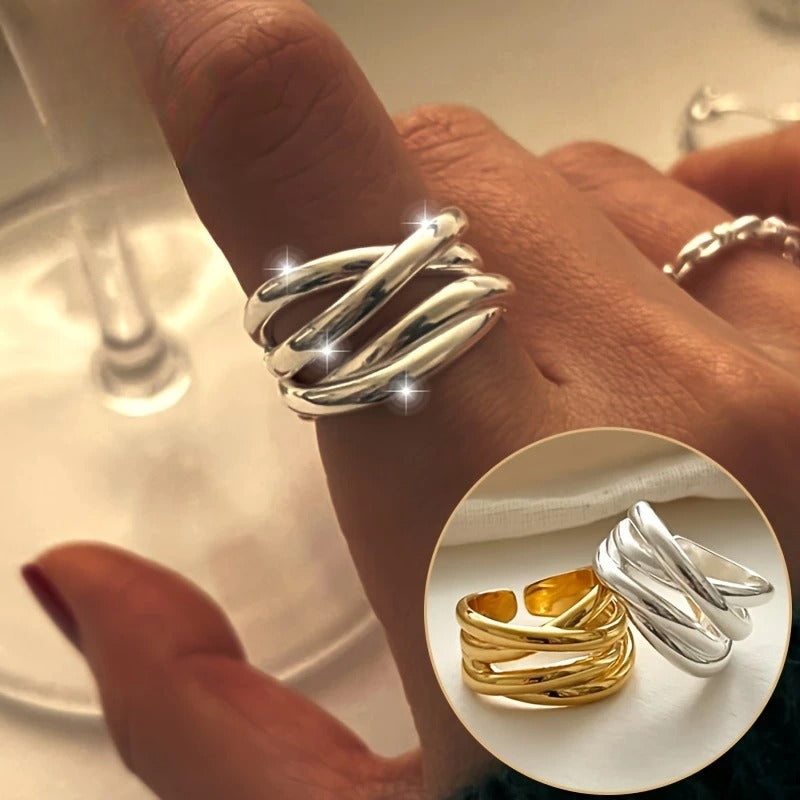 Riley – Geometrischer Ring der romantischen Liebe