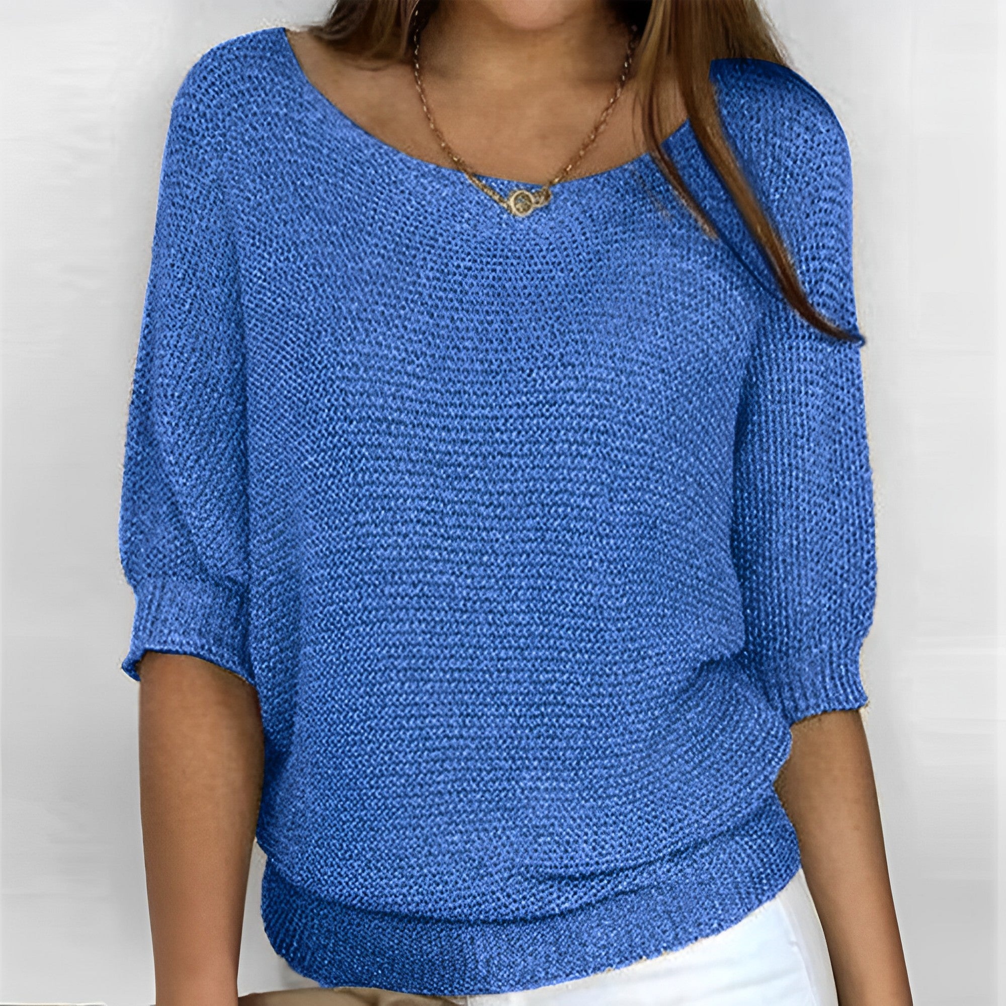 Leonie - Moderner Rundhals-Pullover