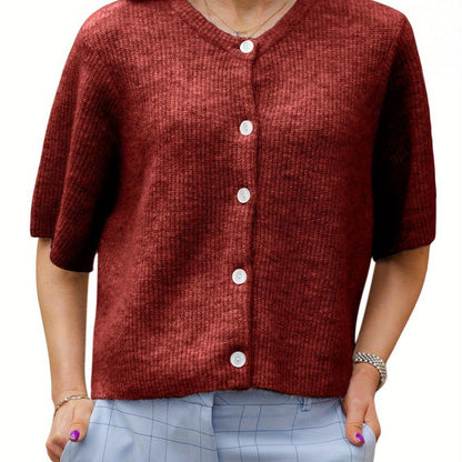 Margie - Lockerer Cardigan mit kurzen Ärmeln für Damen