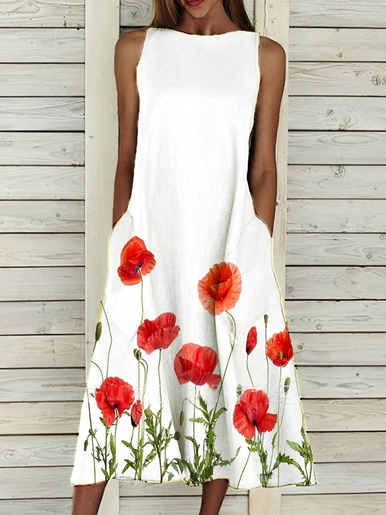 Josephine - Elegantes Kleid mit Blumenmuster für Frauen