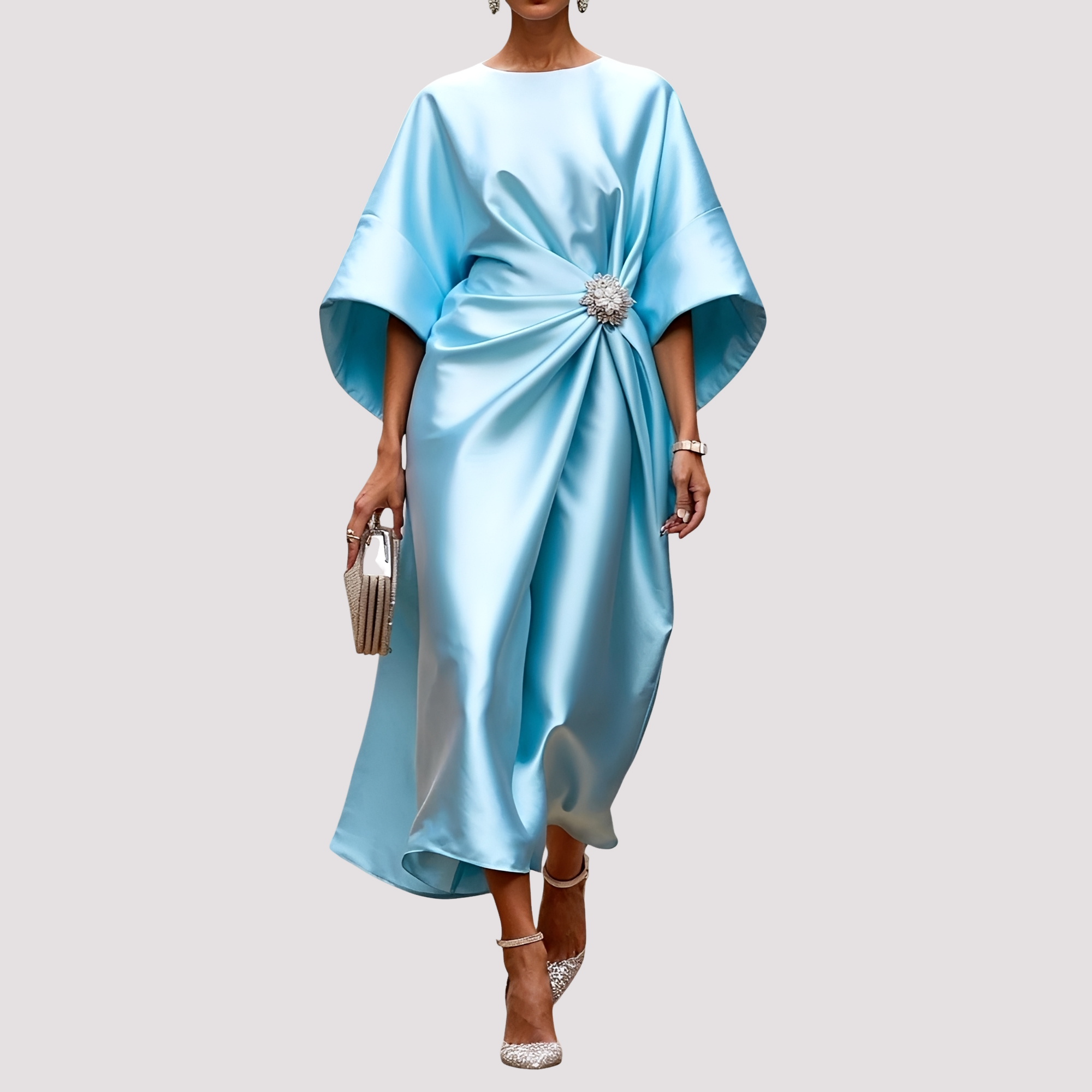 Kay - Modisches Wickel-Midikleid