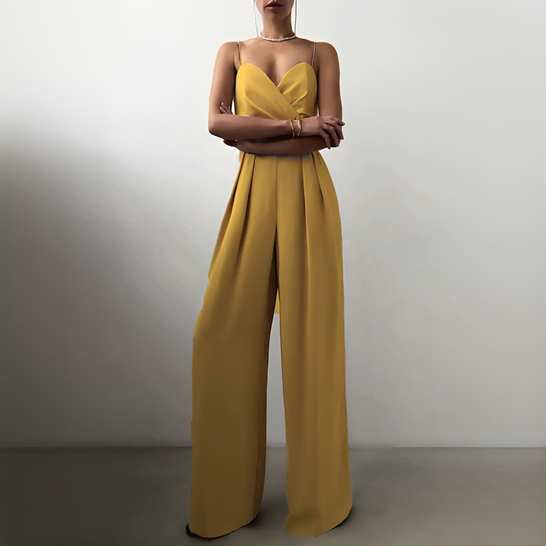 Glysha - Eleganter Overall mit weiten Beinen für Frauen