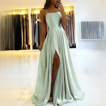 Shamcy - Elegantes Maxi-Kleid mit Schlitz